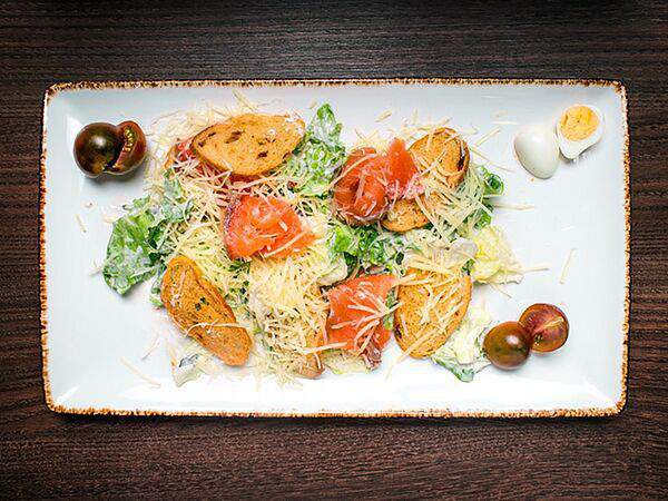 Panorama lounge bar - Цезарь с сёмгой