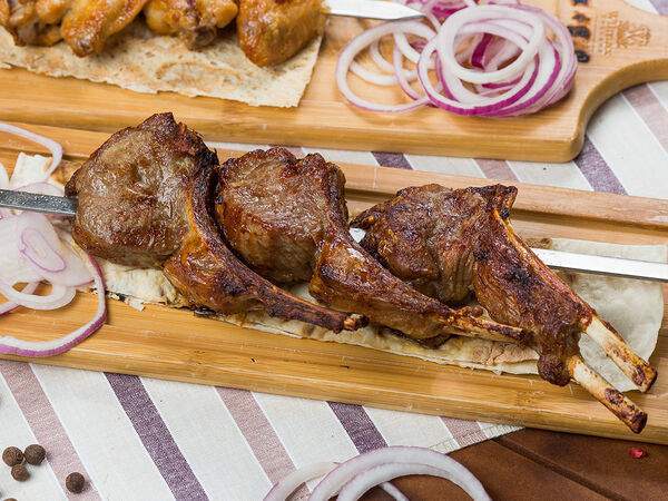 Кафе Отдых - Шашлык из бараньей корейки