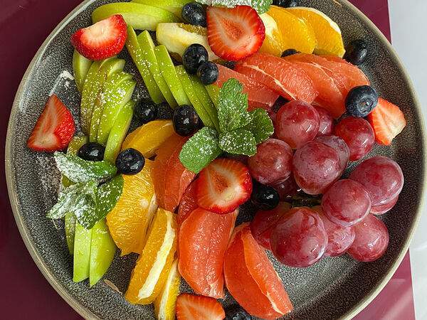 Золотой гребешок - Фруктовая тарелка