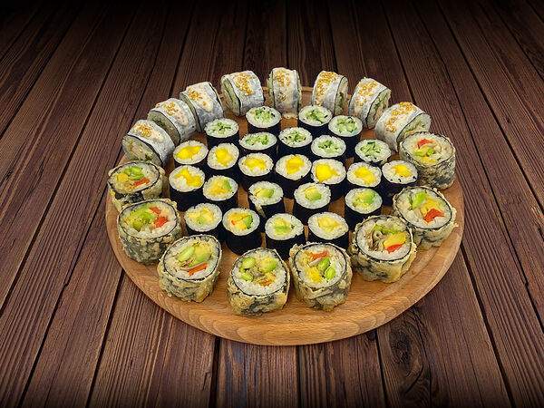 Тук-тук панда - Сет роллов Вегетарианский