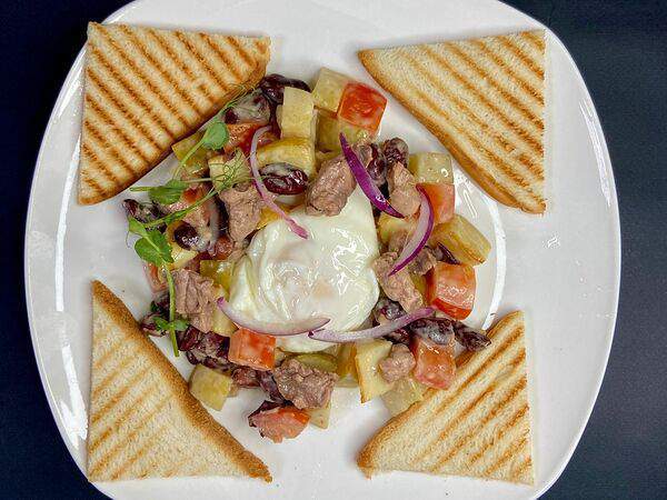 Tokyo Box - Салат с печенью трески