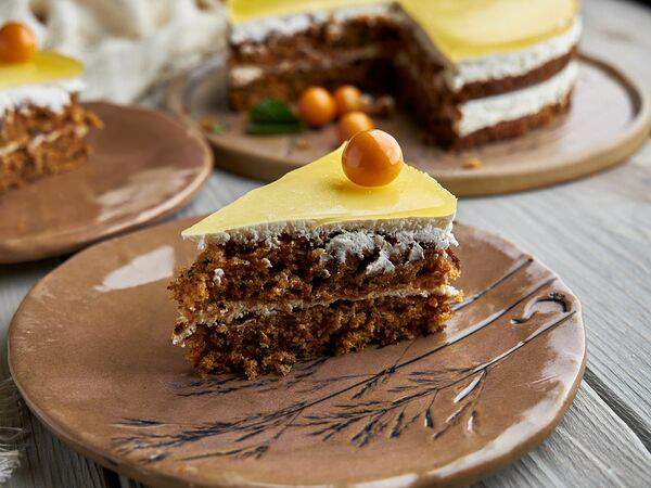 Толстый гусь - Морковный торт с крем-чиз