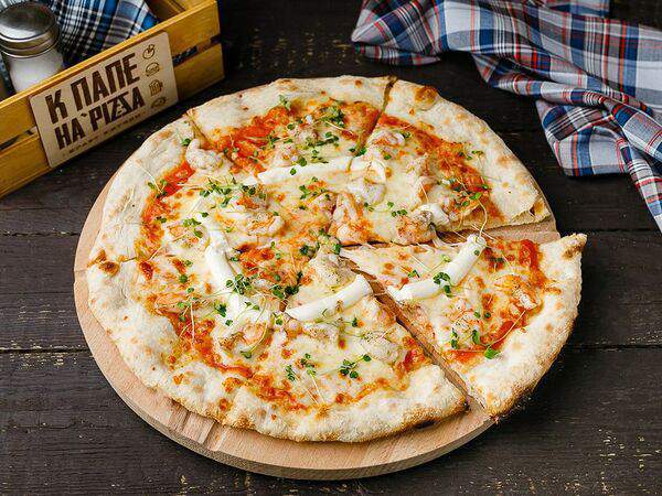 К папе на Pizza - С королевской креветкой