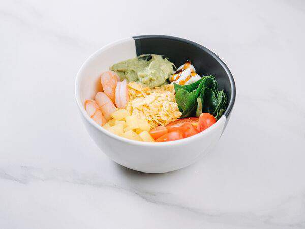 Воронка кофе и вино - Поке Креветка