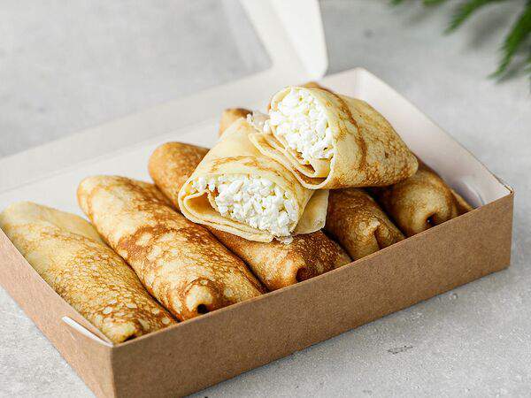 Можно - Блинчики с творожной начинкой