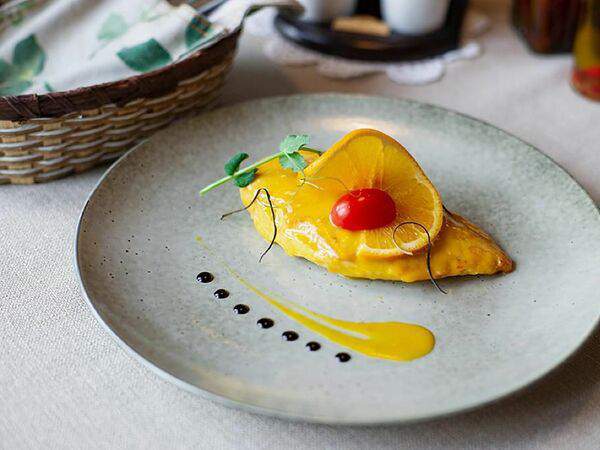 Basilico - Куриная грудка фаршированная рукколой