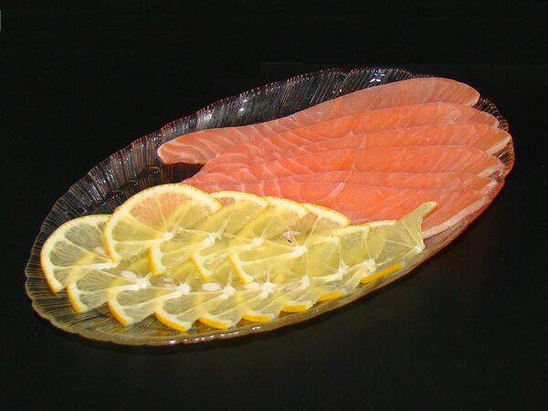 Мяссорти - Малосольная семга с лимоном