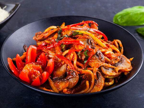 FishRoll - Спагетти с овощами