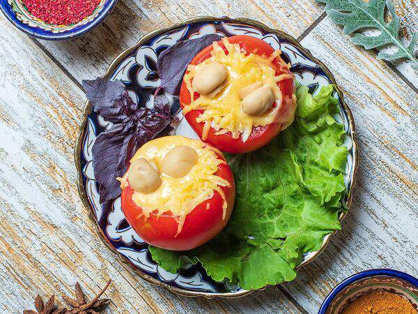 Центр плова Али-Баба - Закуска в помидоре с грибами