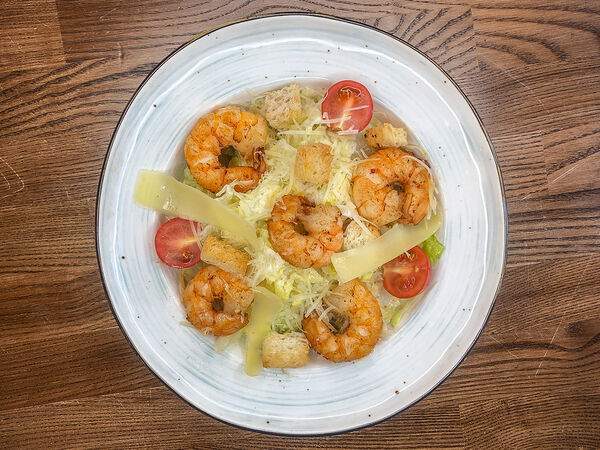 Sw bar - Салат Цезарь с креветками