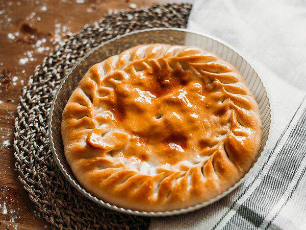 Добропек - Пирог с курицей и грибами большой