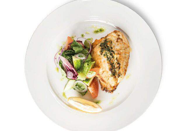 Фёст на Первомайской - Камбала, фаршированная овощами