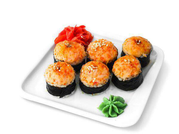 TomYumBar - Запечённый ролл с крабом и тамаго