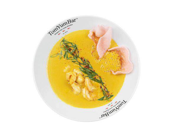 TomYumBar - Кукурузный крем-суп с креветкой