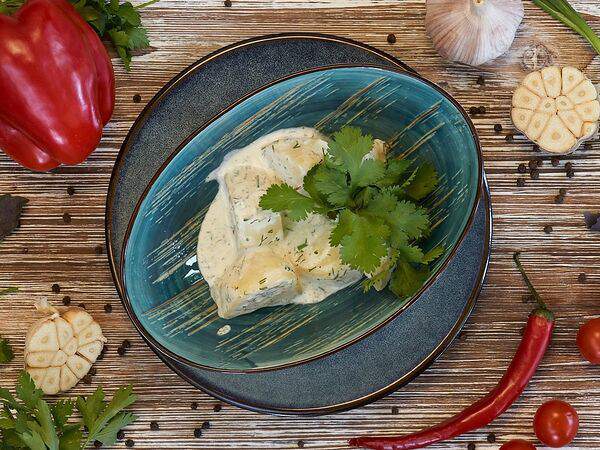 Saperavi - Отварной картофель под сливочно-сметанным соусом