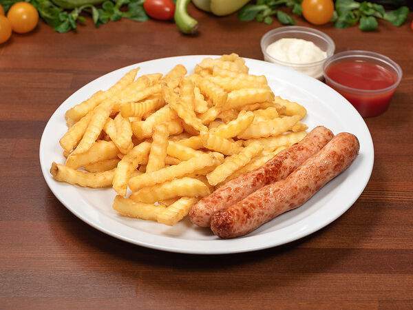 Шашлычкофф - Сосиска на гриле с картофелем фри