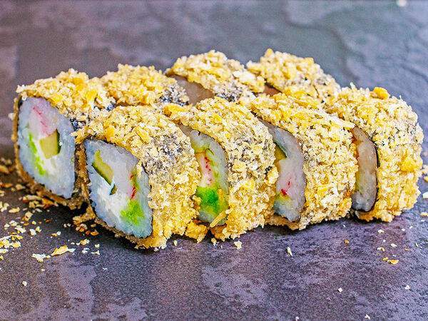 Суширолла - Ролл Калифорния темпура с крабом