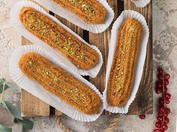 Можно - Эклеры с кремом Варёная сгущёнка