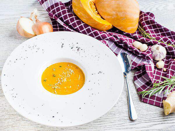 Aura Verdant Restaurant - Тыквенно-имбирный крем-суп