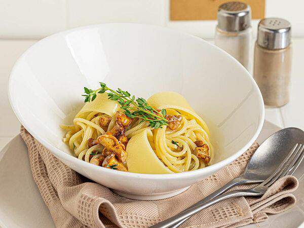 Traveler's coffee - Паста с лисичками