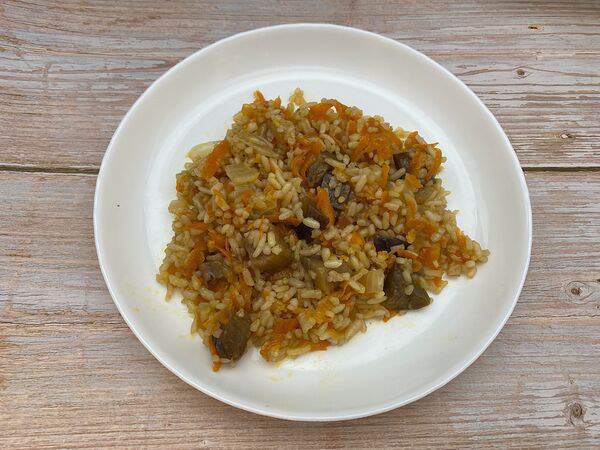 Сарафан - Рис с баклажанами