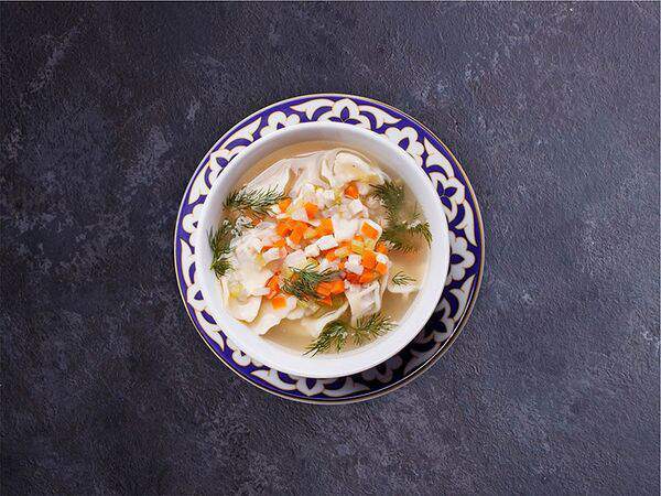 Пахлава - Чучвара шурпа с курицей