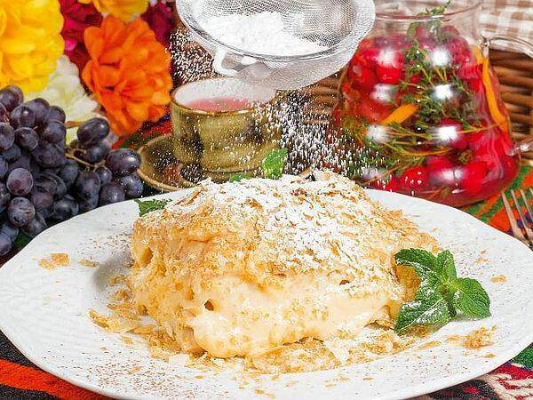 Мушмула - Пирожное Наполеон