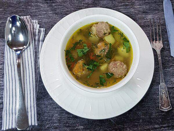 Пельменьок - Суп с Фрикадельками