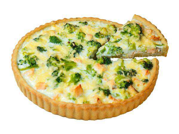 Машенькины пироги - Норвежский киш с красной рыбой и брокколи