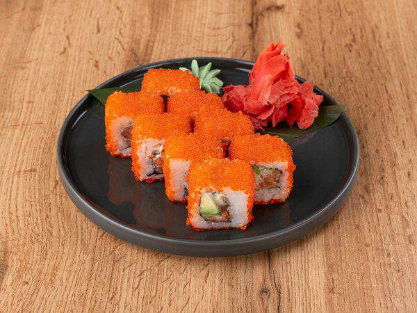 Уми - Ролл Тобико Филадельфия с креветками