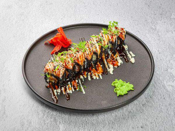 Port42 - Black-ролл с креветкой и лососем