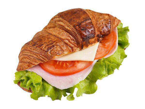 Сахар - Круассан с ветчиной и сыром