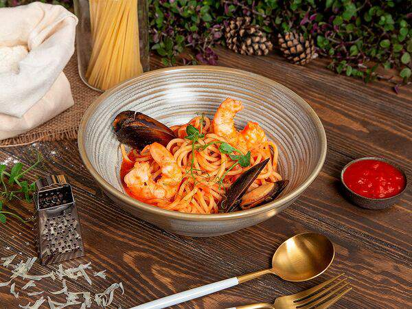 Ботаника - Спагетти с морепродуктами