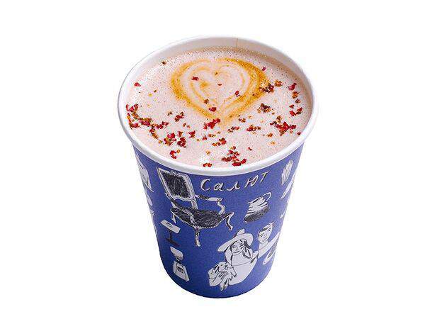 Кафе де Cалют - Латте авторский Шоколад-Розовый перец