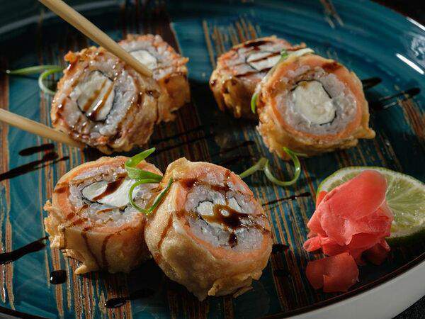 Япона мама - Япона папа с лососем