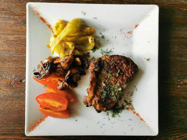 Дом папочки - Стейк из свинной шеи