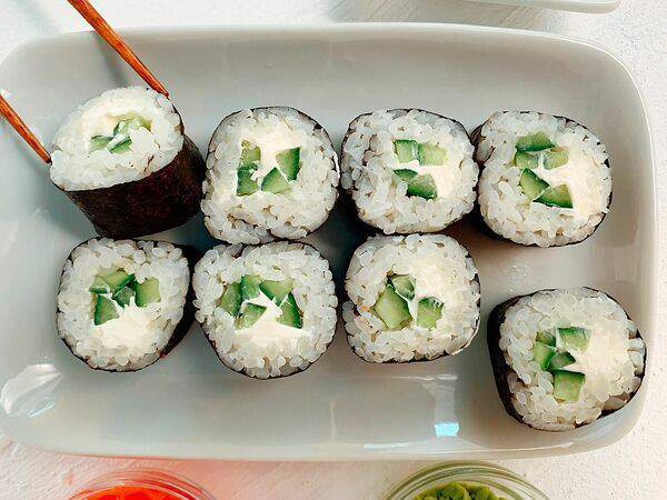 Пицца Сан - Ролл Сливочный огурец