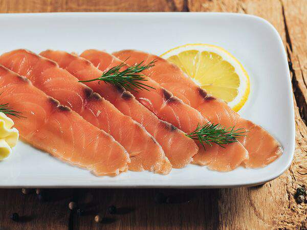 Околица трактир - Семга слабосоленая