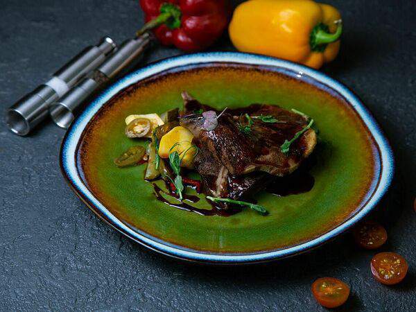 На крючке - Язык в соусе терияки