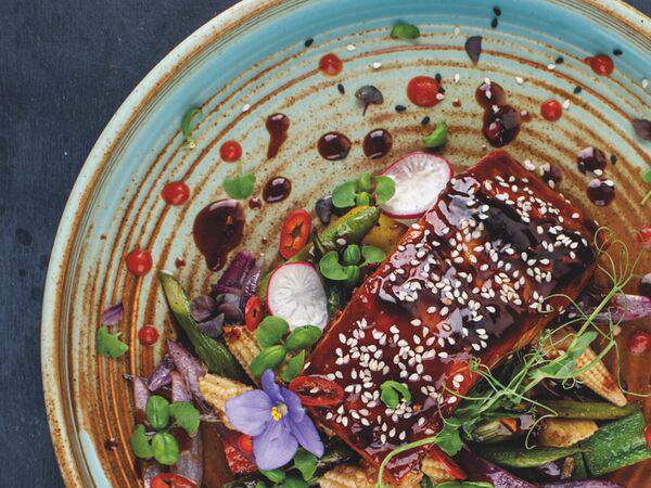 Маруми - Филе лосося под соусом терияки