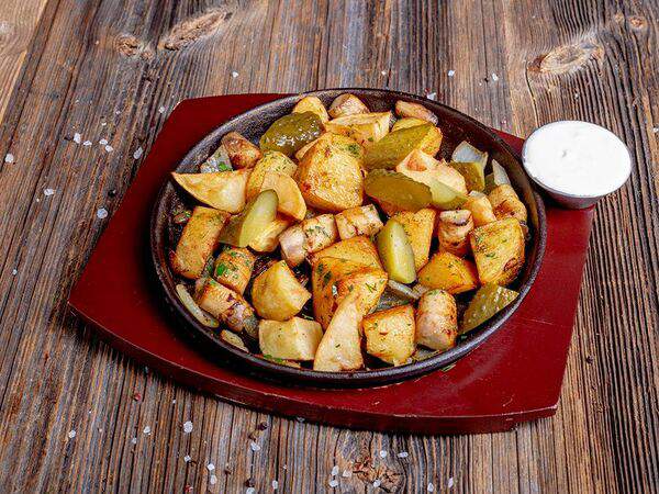 Parmesan - Горячая сковорода с грибами