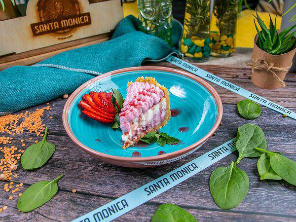 Santa Monica Stereo Cafe - Чизкейк Малина-пармезан