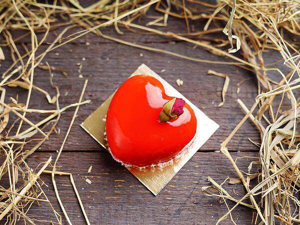 Прованс - Пирожное Сырно-клубничное