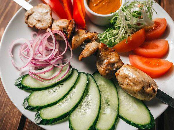 Русская кухня - Вертел куриный