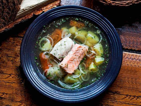 Kedr - Уха по-русски из лосося и судака