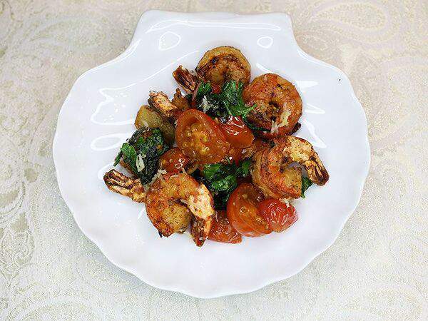 Ирис - Закуска из тигровых креветок