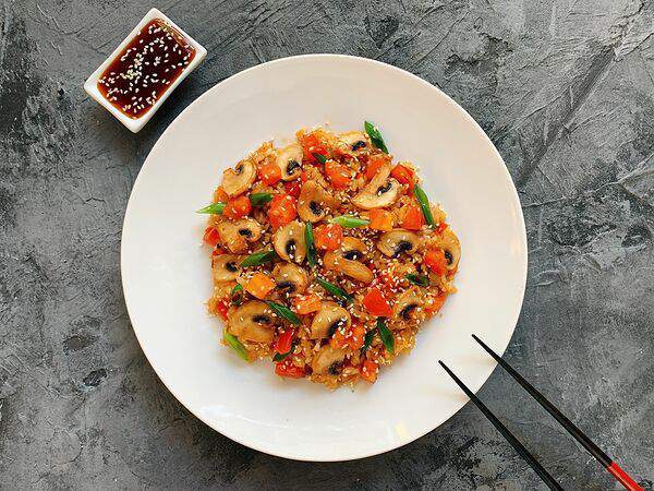 Пицца Сан - Рис с овощами