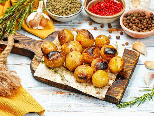 Хачапурная - Картофель на мангале