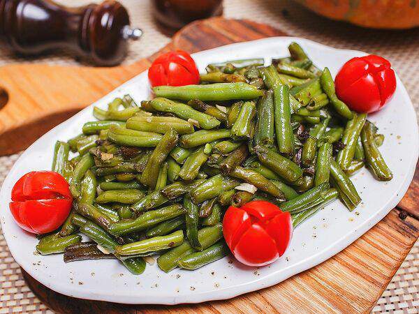 Две хижины - Фасоль спаржевая тушеная