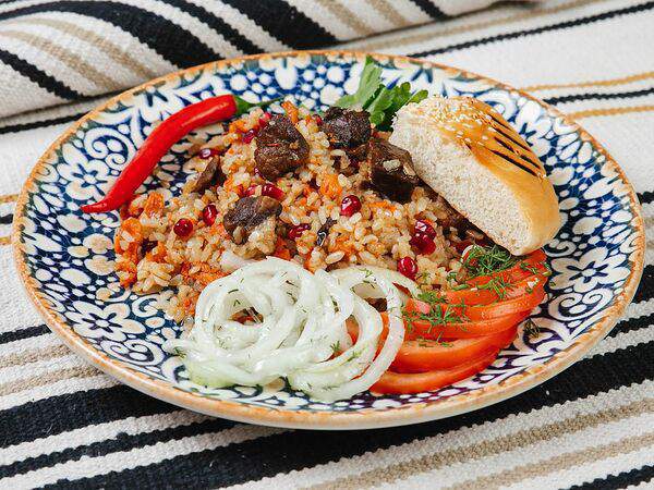 Два хурма - Плов из баранины на 1 персону